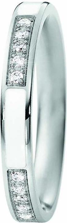 Produktbild Xen Ring mit 20 Brillanten 0,20 ct. und Keramik weiss (53)