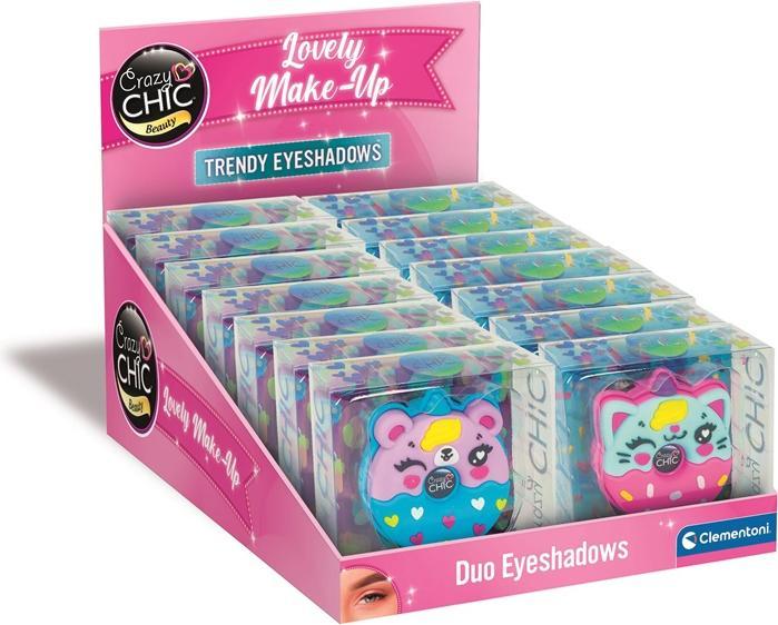 Image du produit Clementoni Crazy Chic Lidschatten Tiere Donut Blau/Pink