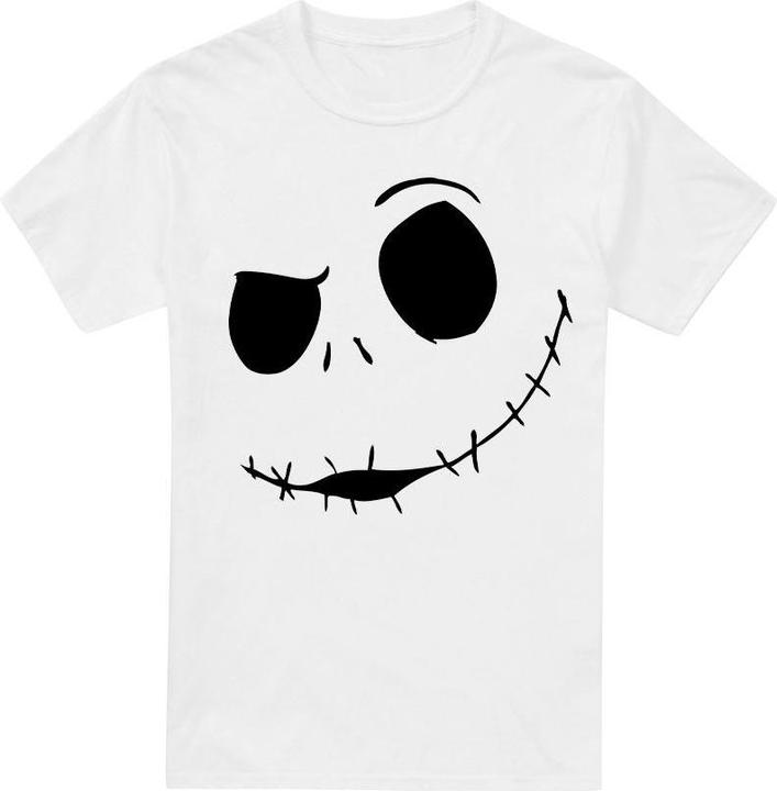 Actual product image The Nightmare Before Christmas Mens Jack Face T-Shirt (M)