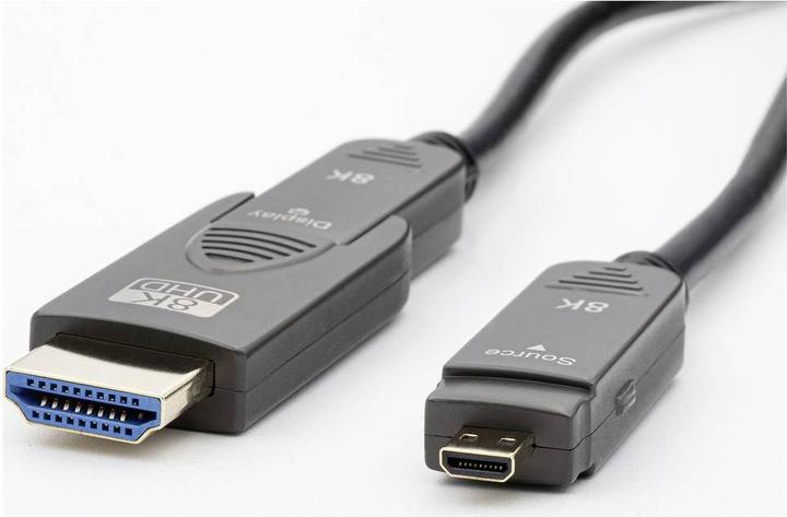 Actual product image Transmedia HDMI fibre optic cable (HDMI 2.1, 8k@60Hz, eARC) (30 m, HDMI)