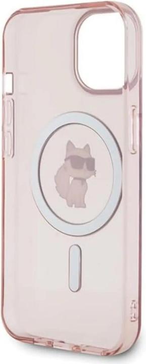 Image du produit Karl Lagerfeld KLHMP15SHFCCNOP iPhone 15 6.1" różowy/pink hardcase IML Choupette MagSafe (Apple iPhone 15)