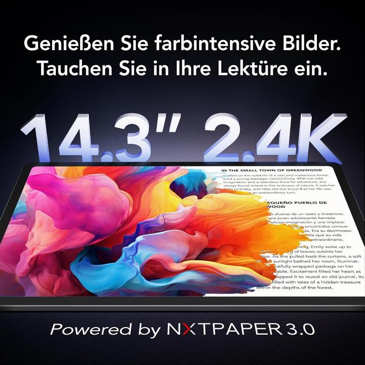 Actual product image TCL Nxtpaper 14 (WLAN only, 14.30", 256 GB, Grey)
