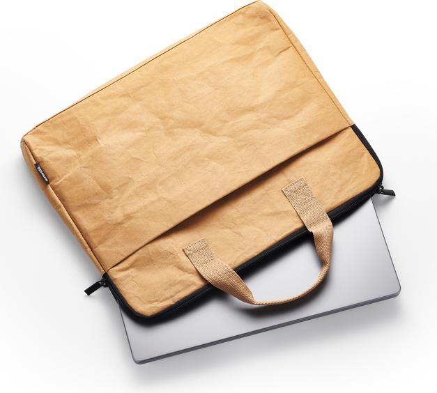 Actual product image Hayashi-UK Laptop Notebook Tablet Tasche, veganes Papier Leder (15")