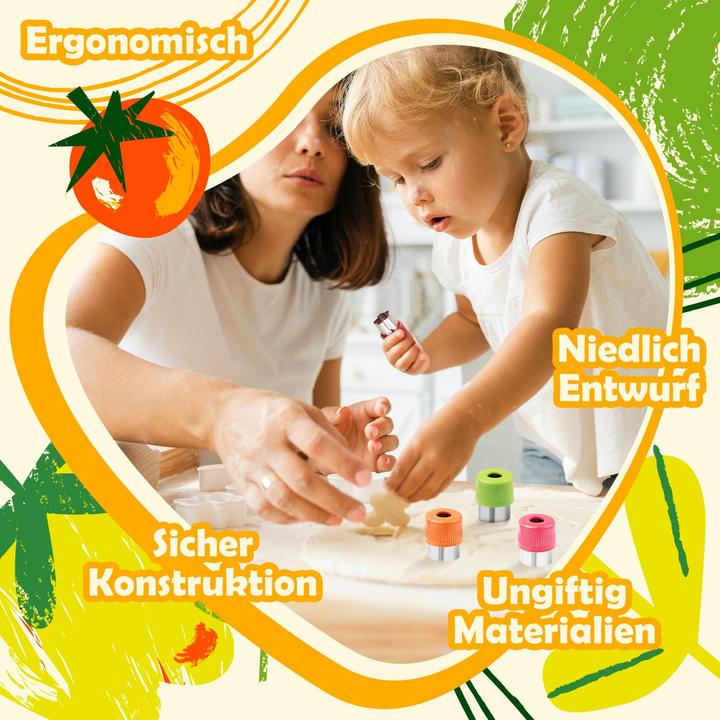 Produktbild Activity Board 25-teiliges Kinder-Küchenmesser-Set für sicheres Kochen mit Holzmessern
