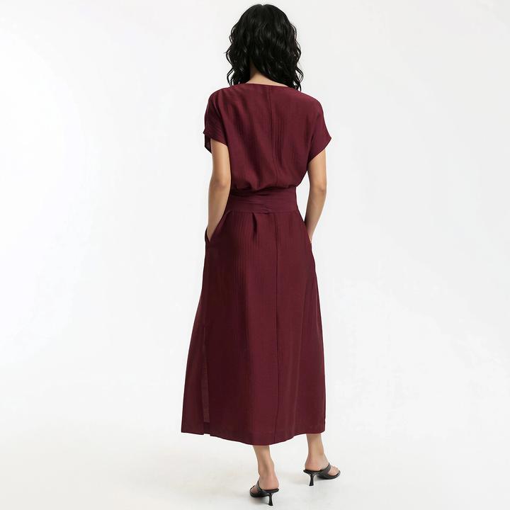 Image du produit La Redoute Collections Langes Kleid mit V-Ausschnitt (L)