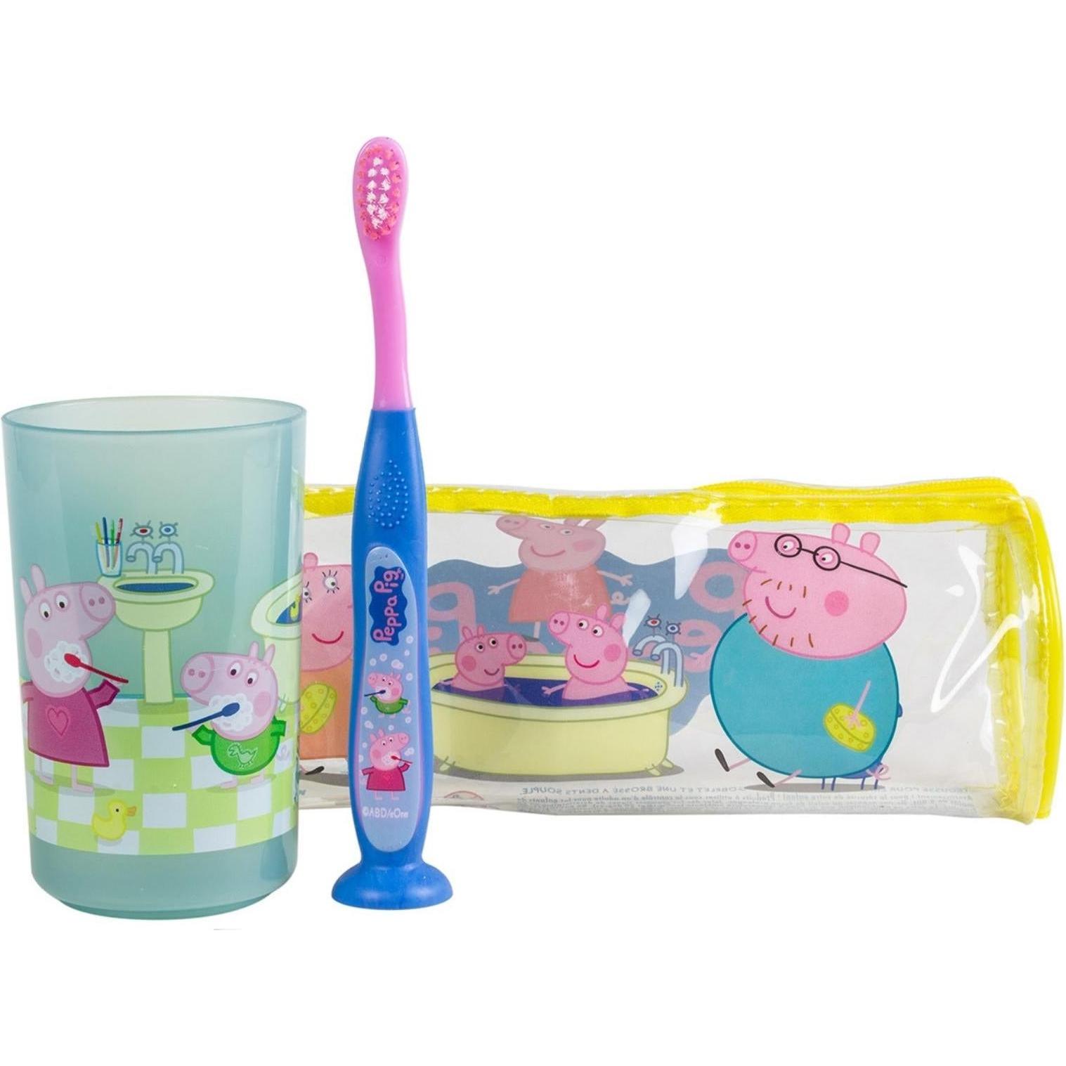 Tinokou, Handzahnbürste, Peppa Pig (Weich, 1 x)