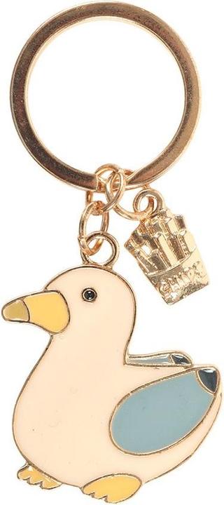 Actual product image Something Different Seagull & Chips Keyring