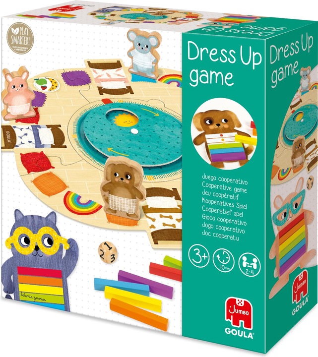 Immagine prodotto Goula Gioco di travestimento, d/f/i da 3 anni, 2-4 giocatori, gioco da tavolo colorato. (Tedesco, Francese, Italiano)