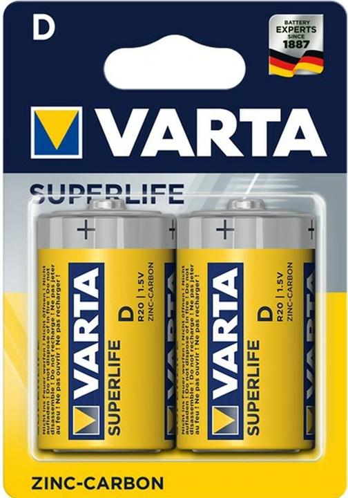 Produktbild Varta Superlife (2 Stk., D / LR20 / Mono / R20)