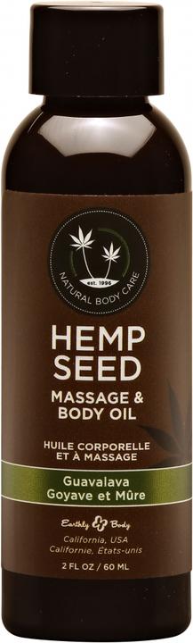 Shots Guavalva Massage Oil with Guava Blackberry Scent - 2 oz / 60ml (60 ml)