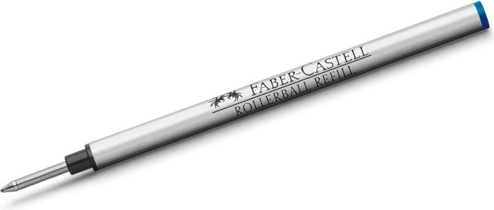 Faber-Castell Mine Rollerpatrone 0,5mm blau, Grossraummine (1 Stück, Blau, 0.50 mm)