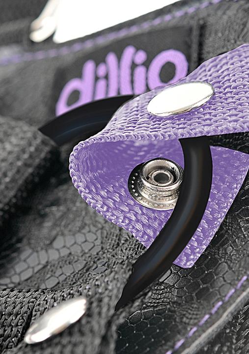 Produktbild Pipedream Purple - 7 Inch Strap-On Suspender Harness Set