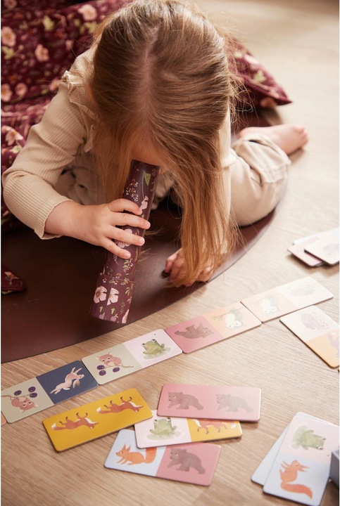 Actual product image Filibabba Domino game - Nordic animals (Dutch, English)