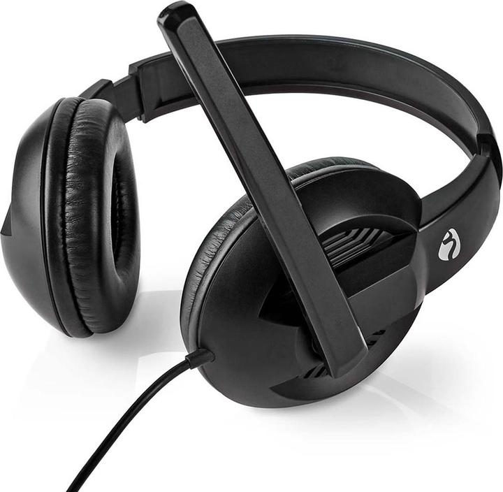 Immagine prodotto Nedis Cuffie per PC Over-Ear - Nero (Cablato, USB-A, Team Microsoft, Zoom)