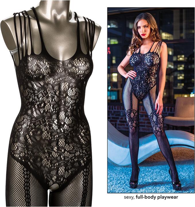 Image du produit CalExotics Scandal® Combinaison de corps en dentelle à volants (S)