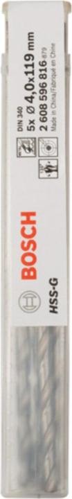 Produktbild Bosch Professional Zubehör PRO Metal HSS-G Spiralbohrer, 4 x 78 x 119 mm (4 mm)