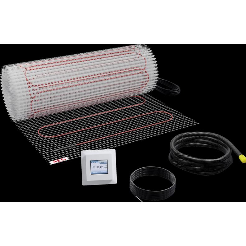 AEG Haustechnik, Bodenheizung, Basis Thermo Boden TBS TB 160/4 Set Plus, elektrische Fussbodenheizung, Komplettset 4 m²,...