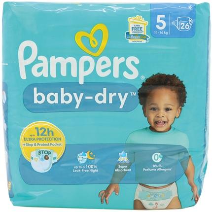 Image du produit Pampers Baby Dry Gr.5 Junior 11-16kg Single Pack Windeln (Taille 5, 26 pièce(s))