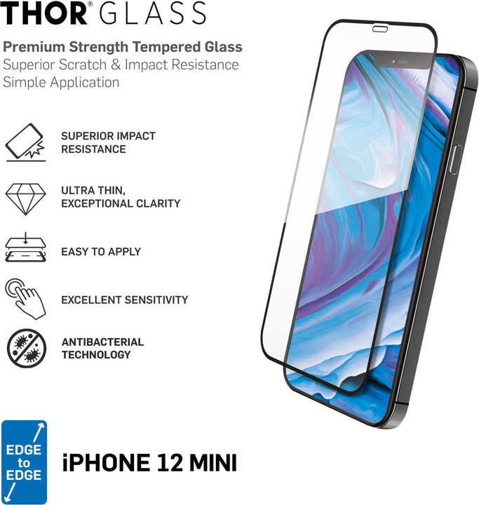 Actual product image Thor edge to edge (1 Piece, Apple iPhone 12 mini)