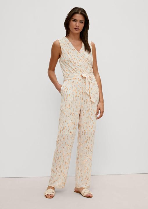 Image du produit Comma Jumpsuit mit Crêpestruktur (36)