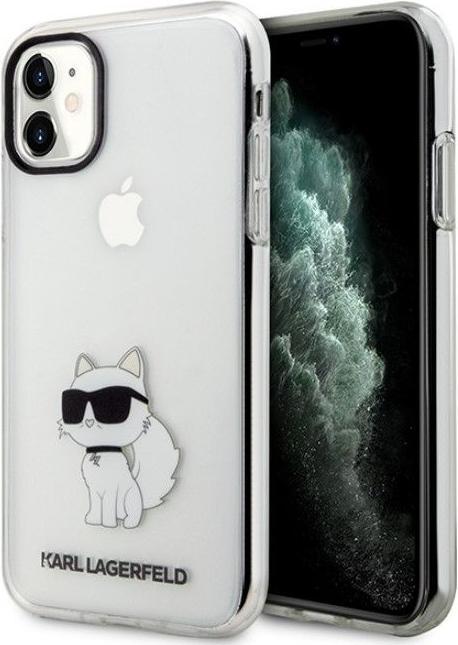 Produktbild Karl Lagerfeld KLHCN61HNCHTCT iPhone 11 / Xr 6.1" transparent hardcase Ikonik Choupette (Apple iPhone 11, Apple iPhone XR)