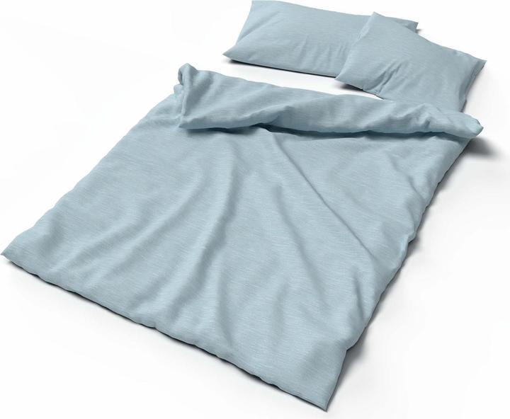 Produktbild Lotus Bettwaren Bettwäsche Jersey uni mélange (Duvetbezug, 160 x 210 cm)