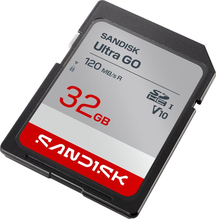 Produktbild SANDISK Ultra SD UHS-I 32GB SD 120MB/s (32 GB, SDHC, U3, UHS-I)