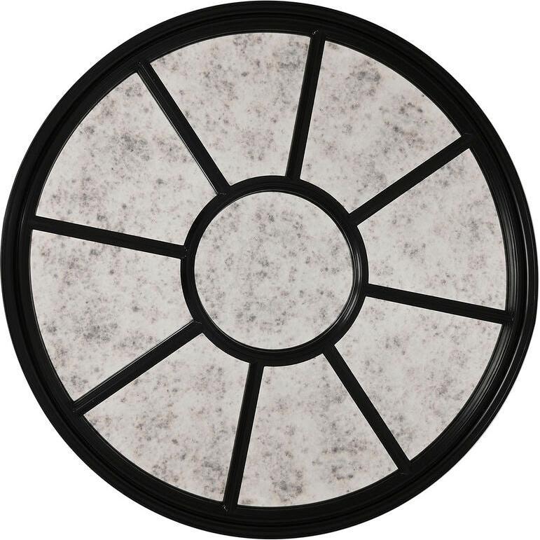 Esprit, Specchio, Wall mirror Home Black Aged finish 100 x 5 x 100 cm (100 x 5 cm)