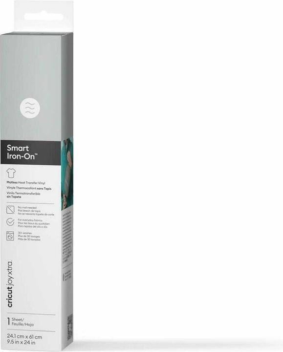 Immagine prodotto Cricut Smart Iron-On Joy Xtra 24,1x61cm Silver (P)