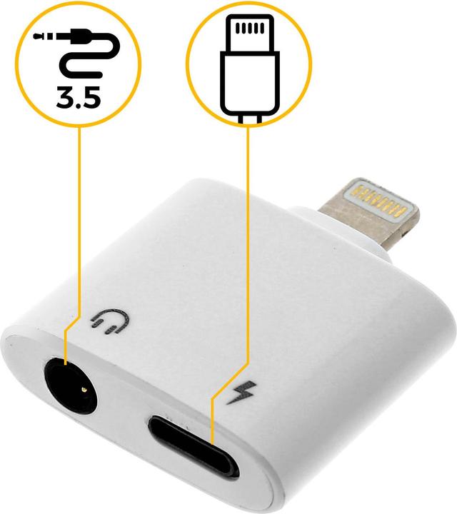 Produktbild Avizar Lightning / 3,5mm Lade-/Audioadapter (Lightning, 3.5mm Klinke)
