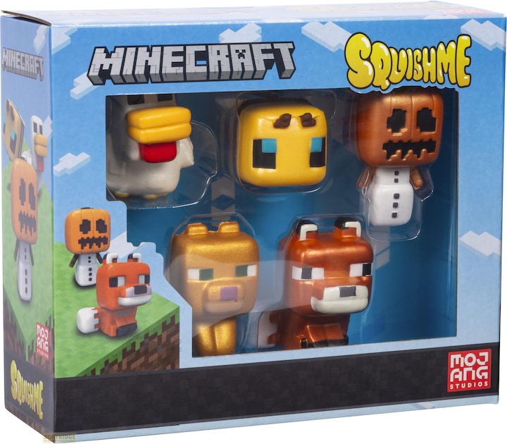Just Toys Boîte collector Minecraft Squishme S3