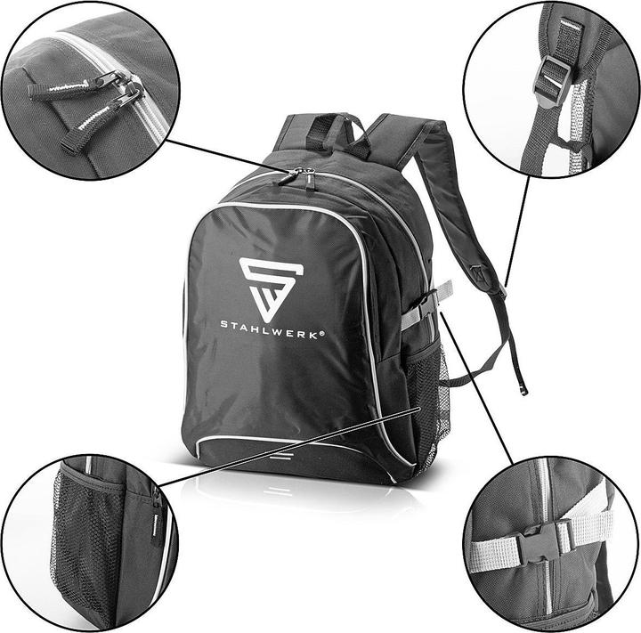Image du produit Stahlwerk Sac à dos de loisirs 27 litres Sac à dos de sport Daypack Bagage à main (27 l)
