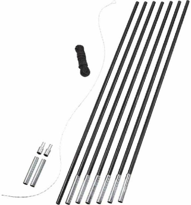 Easy Camp Zeltstangen Pole DIY Set, 9.5 mm, Material: Kunststoff