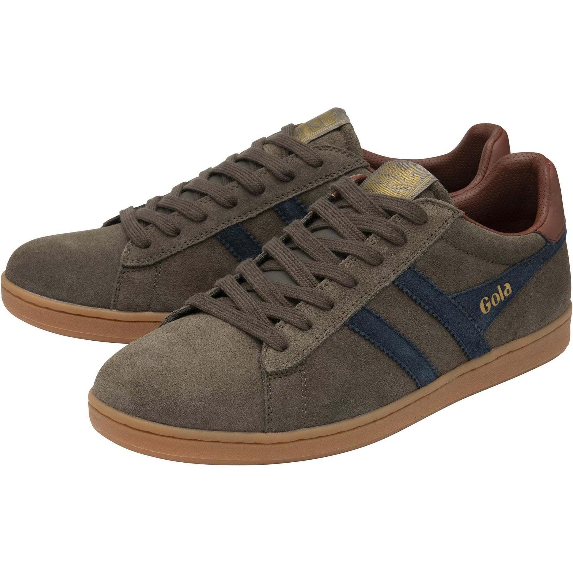 Thumbnail - Gola, Herren, Sneaker, Equipe II Suede, Braun, (44)