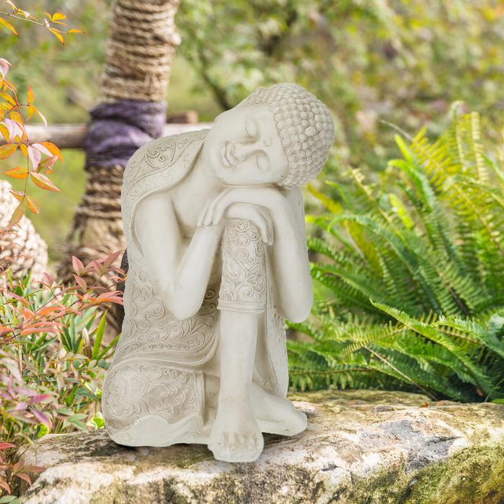 Actual product image Relaxdays Buddha figure