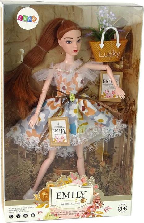 Triton Emily Herbstpuppe, langes rotes Haar, Blumen