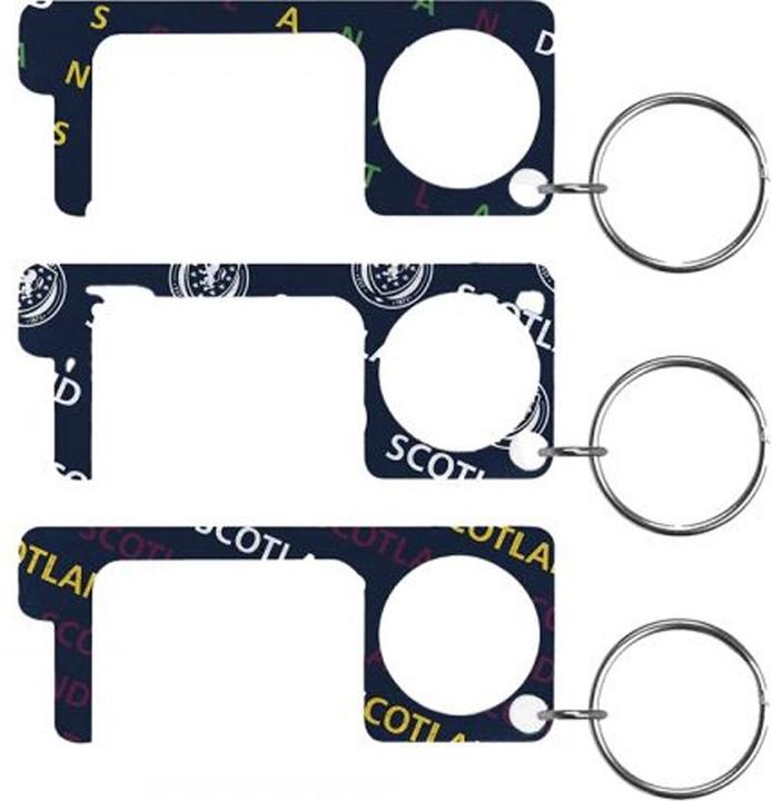 Actual product image Scottish FA No Touch Keyring (Pack of 3)