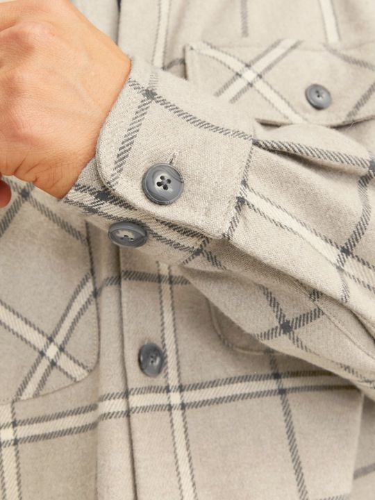 Image du produit Jack & Jones Jprraymond Melange Check Ls Overshirt Sn (XXL)