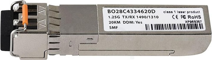Produktbild CBO Telco Systems BTI-SFP-GBDC20L-DD-49/31S kompatibler BlueOptics cSFP BO28C4334620D