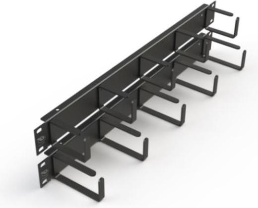 Actual product image Leviton Brand-Rex MMCACCCM001, Branded panel, Sort, Stål, 48.3 cm (19"), 483 mm, 75 mm