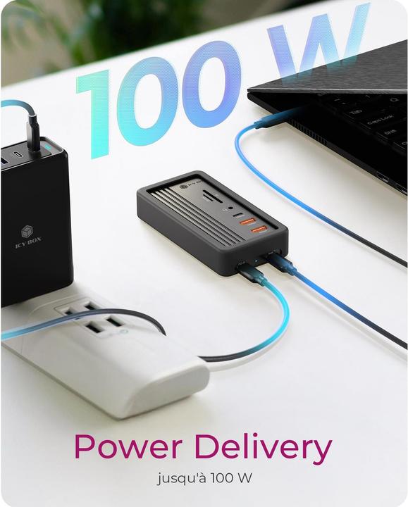 Immagine prodotto Icy Box IB-DK4072M-CU31 (USB-C, 9 porte)