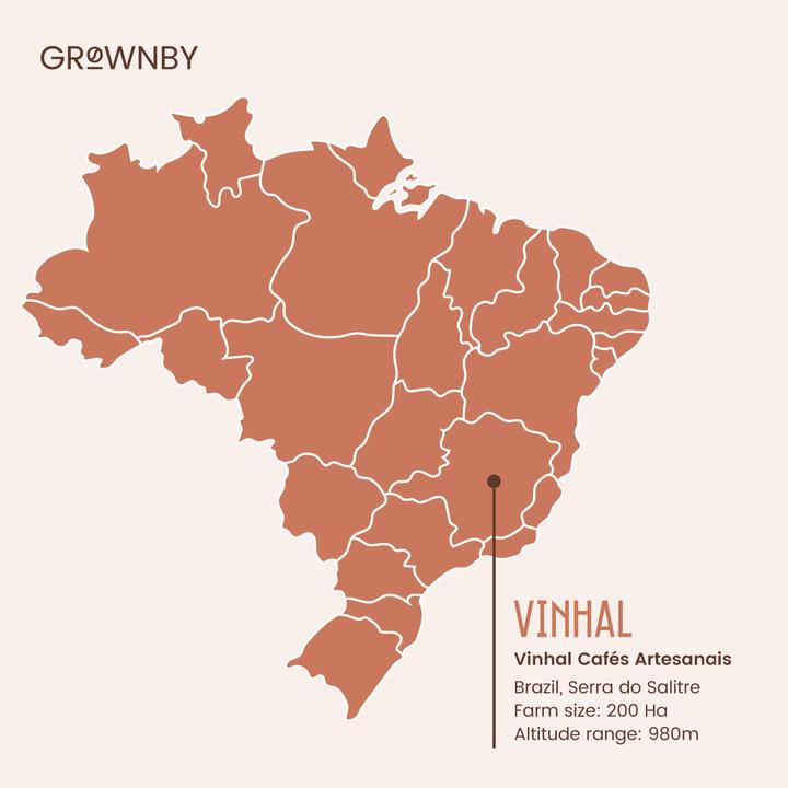 Produktbild Grownby Vinhal Natural Verde (250 g, Rohkaffee)