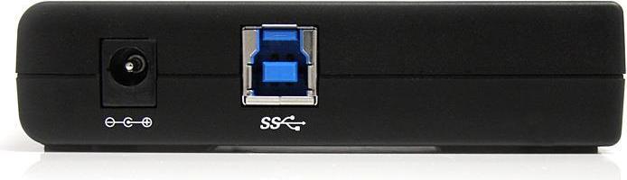 Produktbild StarTech 4 Port Black SuperSpeed USB 3.0 Hub (USB-B, 4 Ports)