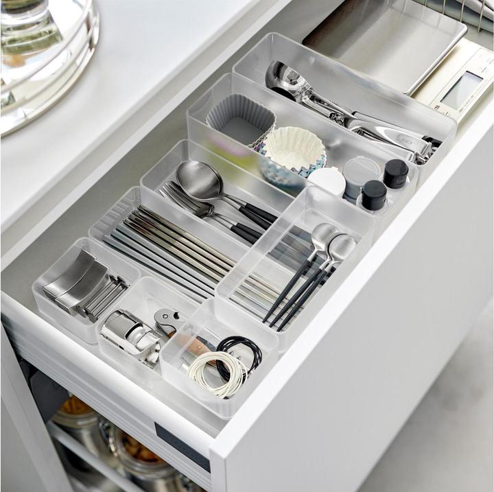 Actual product image Yamazaki Stackable organiser L deep (set of 2) TOWER