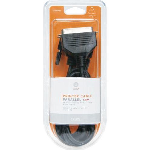 Thumbnail - Icidu Parallel Printer Cable (1.80 m, Parallel (Drucker)), Schnittstellenkabel