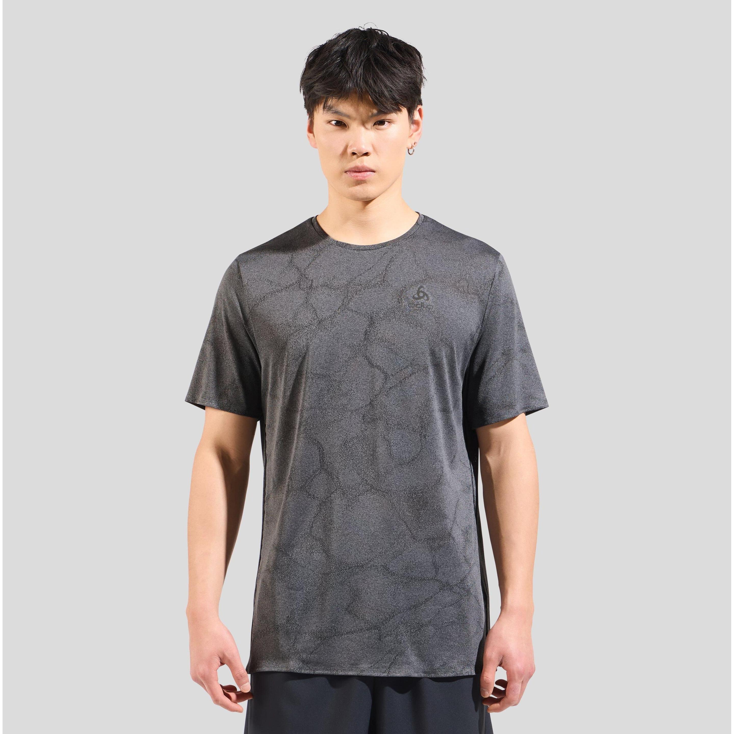 Thumbnail - Odlo, Herren, Sportshirt, Zeroweight Engineered Chill-Tec (L), Schwarz, L