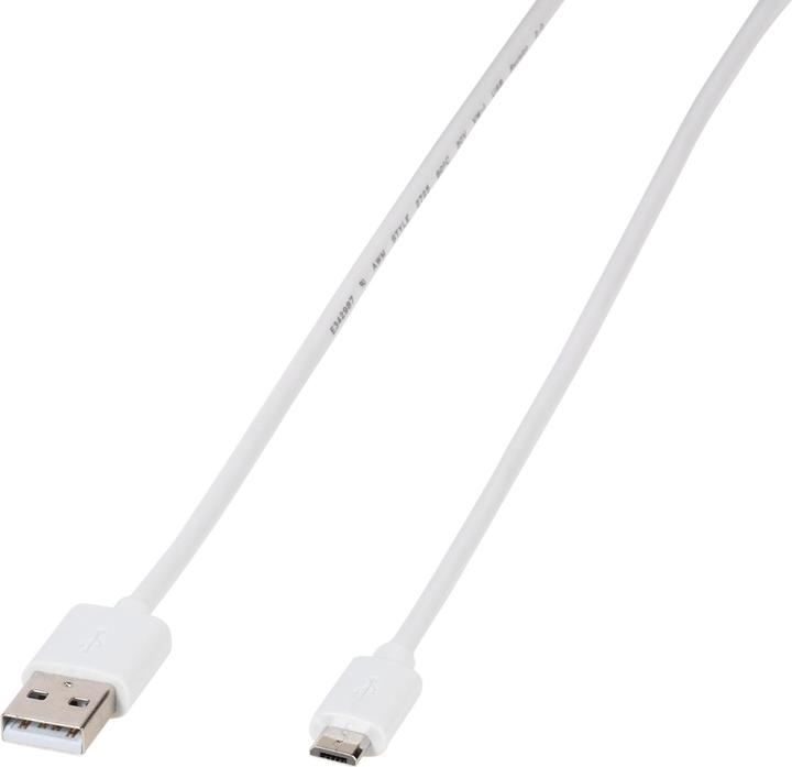 Vivanco USB 2.0 Anschlusskabel (1 m, USB 2.0, 15 W)