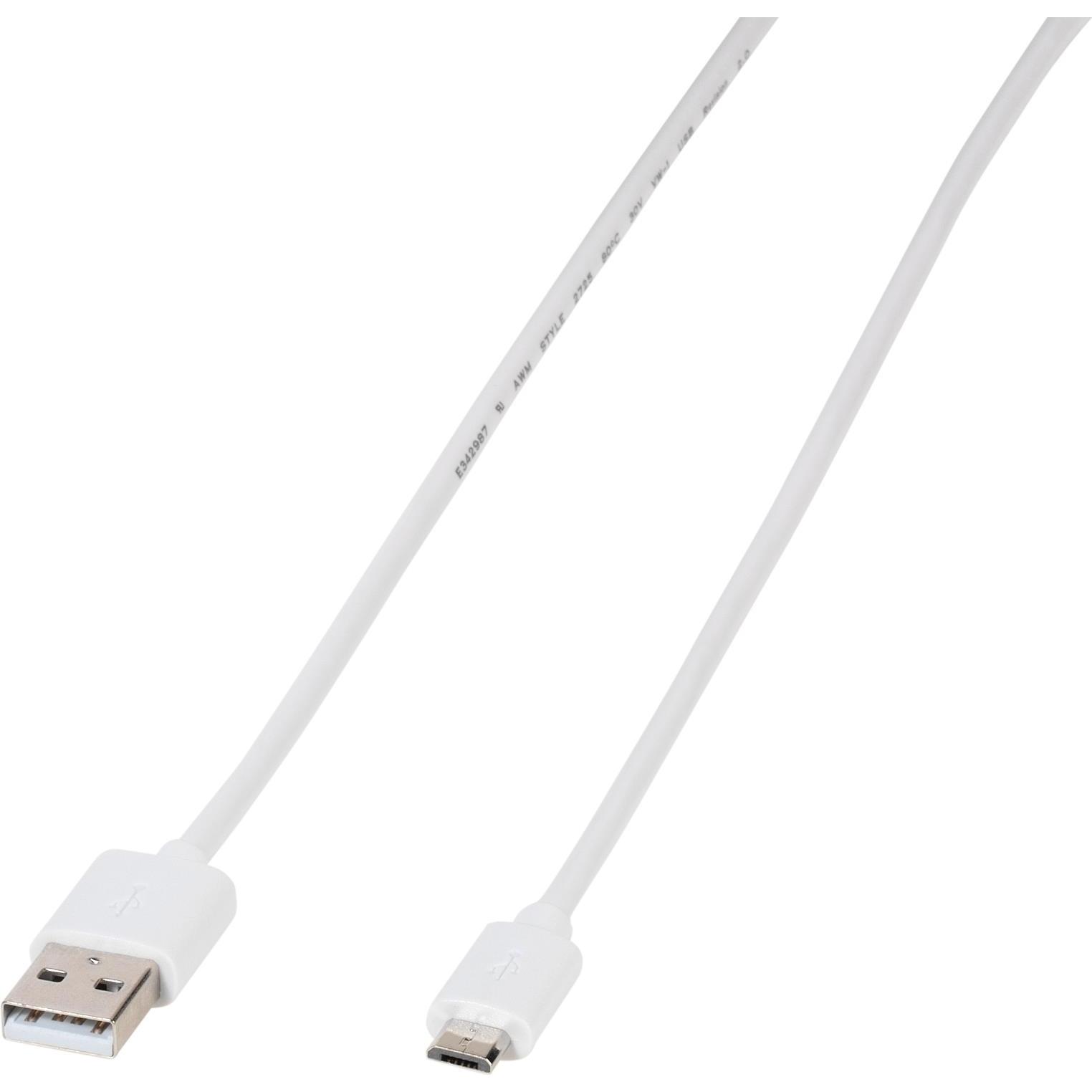Vivanco USB 2.0 Anschlusskabel (1 m, USB 2.0), USB Kabel