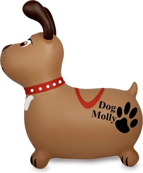 Immagine prodotto Braun Hüpftier Dog Molly mit Pumpe