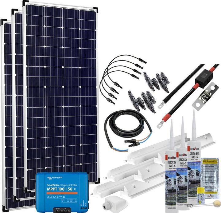 Actual product image Offgridtec mPremium+ XXL 400W - 600W 12V MPPT Caravan Solar System (400 W)